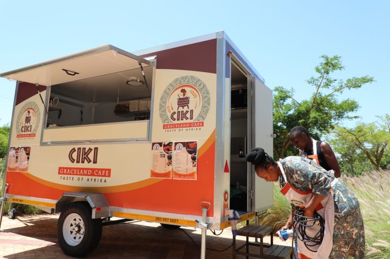 Cikizwa Galela at Ciki Graceland Café, Cape Town